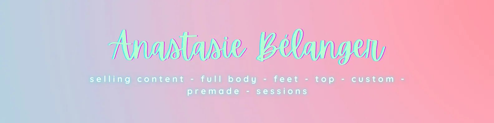 OnlyFans account  anastasiesweet header 2