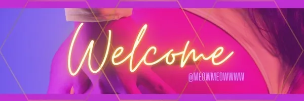 OnlyFans account  meowmeowwww header 2