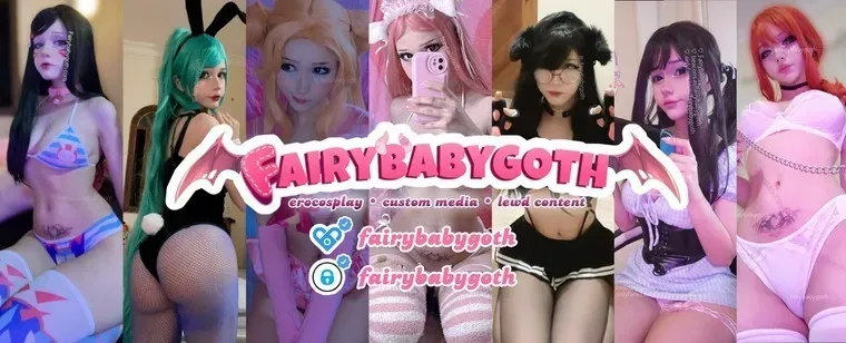 OnlyFans account  fairybabygothpremium header 2