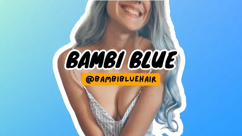 OnlyFans cuenta bambibluehairfree header 2