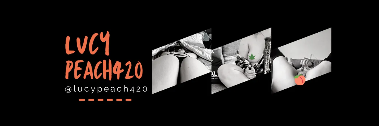 OnlyFans cuenta lucypeach420 header 2