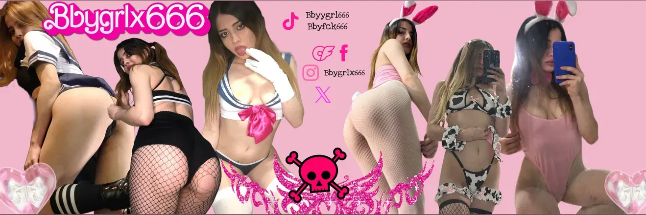 OnlyFans cuenta bbygrlx666 header 2