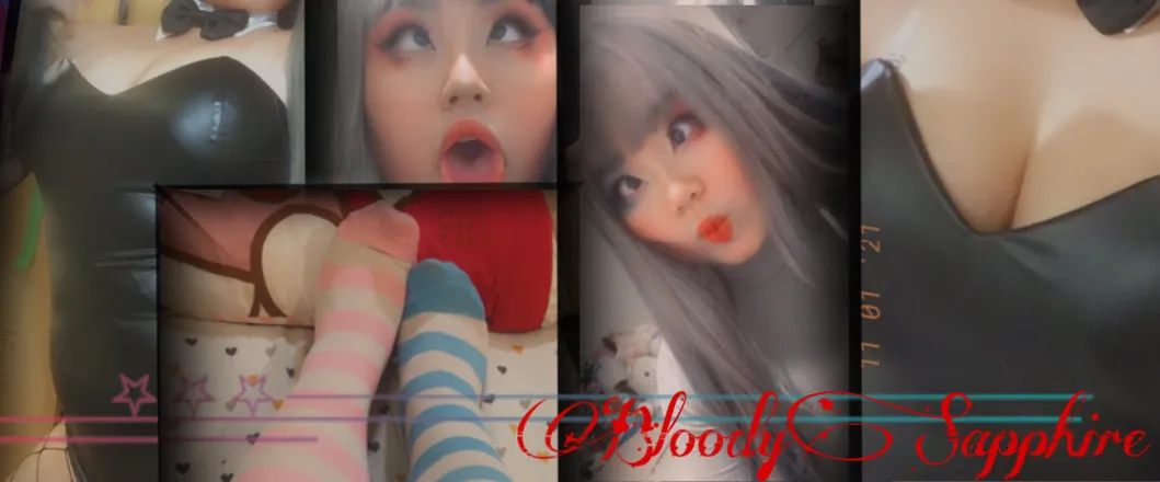 OnlyFans cuenta bloodysapphire header 2