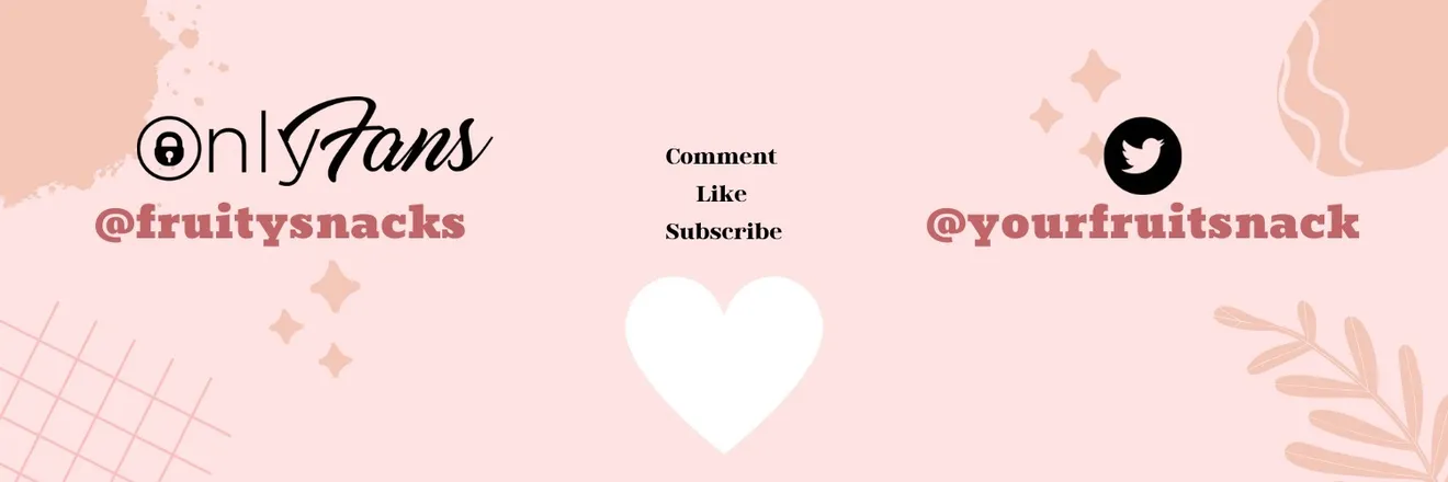 OnlyFans account  fruitysnacks header 2