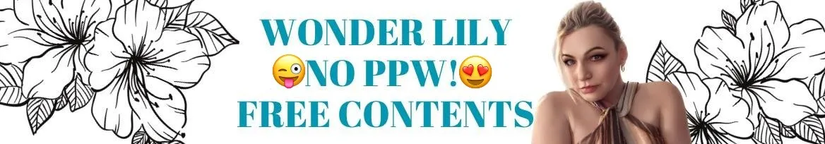 OnlyFans cuenta wonder.lily header 2