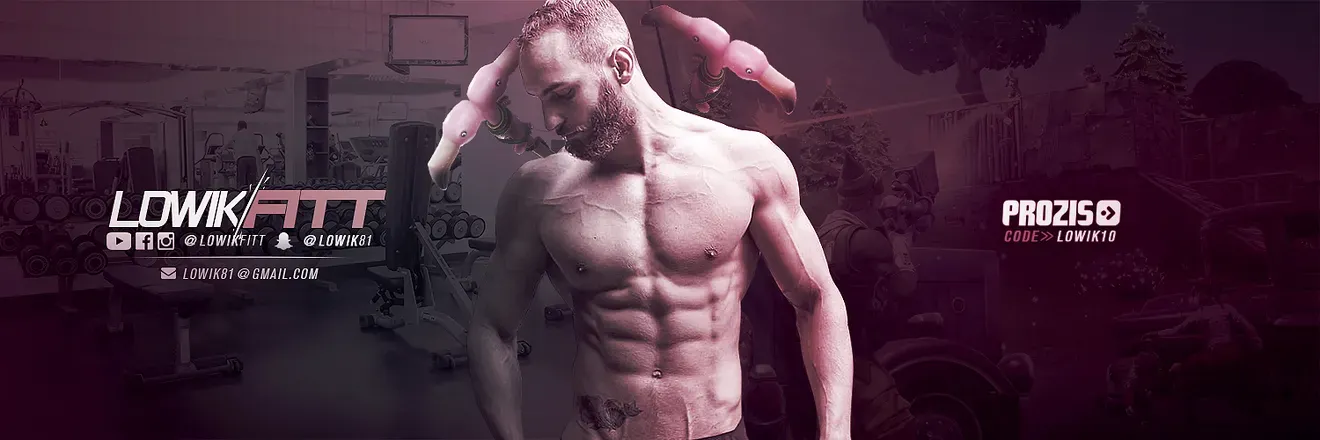 OnlyFans account  lowikfitt header 2
