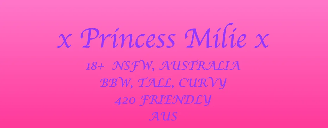 OnlyFans account  xxx_milie header 2
