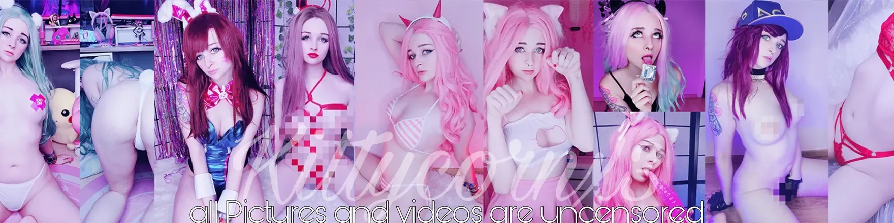 OnlyFans cuenta kittycornx3 header 2