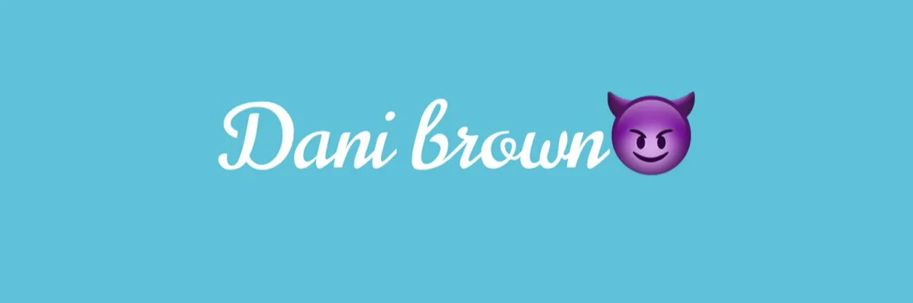 OnlyFans cuenta dani20brown header 2