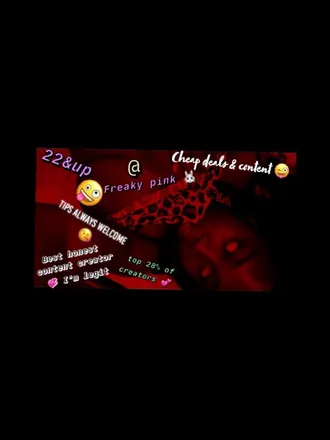 OnlyFans cuenta pinkfreakybunny1 header 2