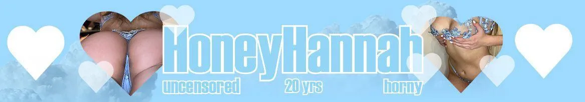 OnlyFans cuenta honeyhannah2020 header 2