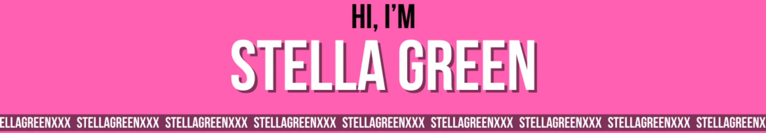 OnlyFans cuenta stellagreenxxx header 2