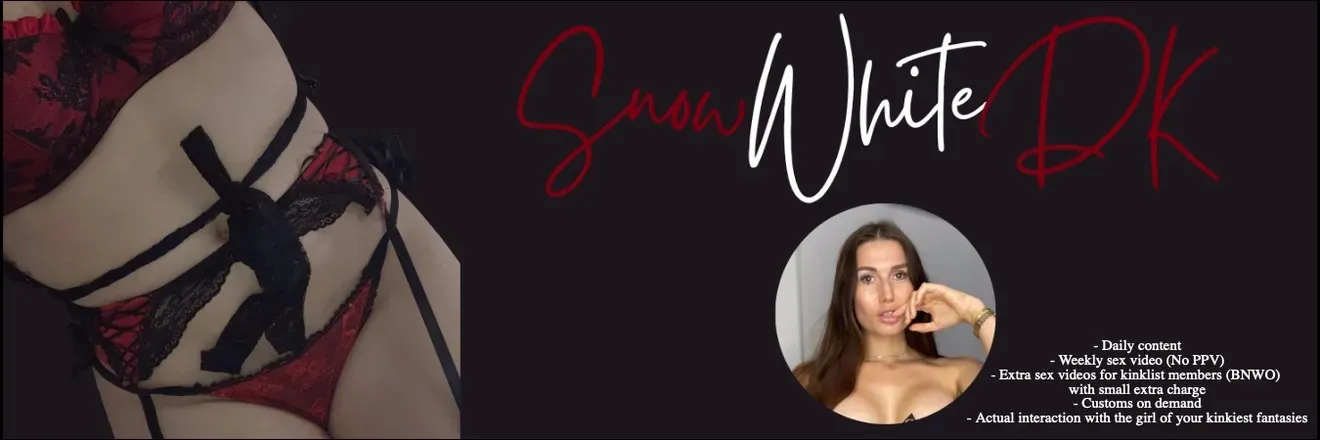 OnlyFans cuenta snowwhitedk header 2