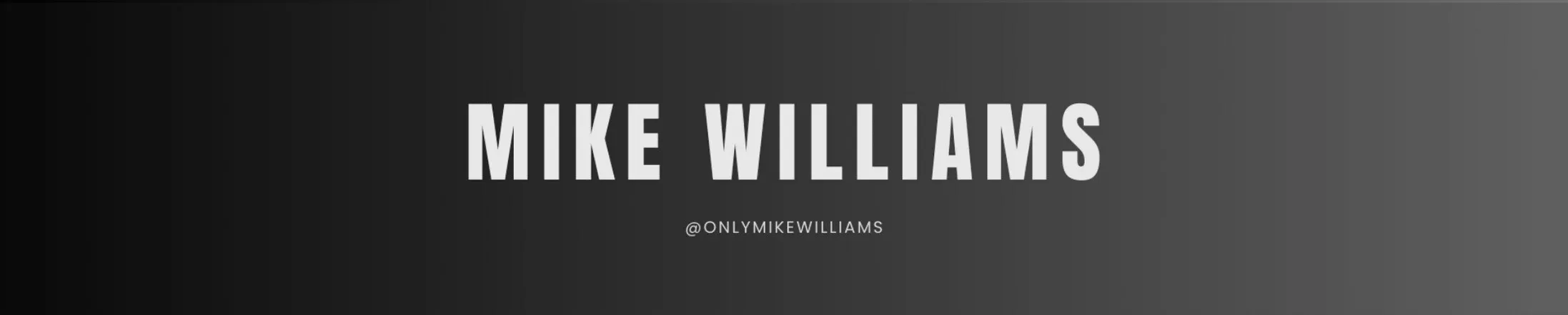 OnlyFans cuenta onlymikewilliams header 2