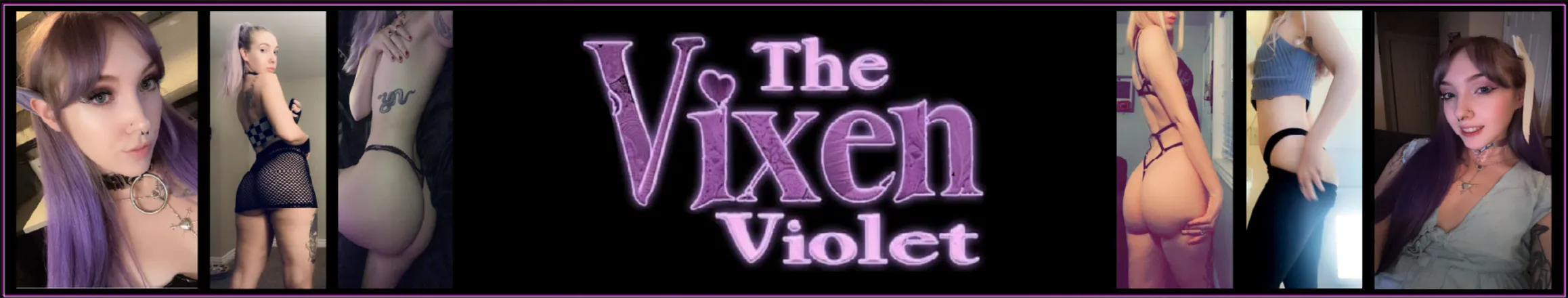OnlyFans cuenta thevixenviolet header 2