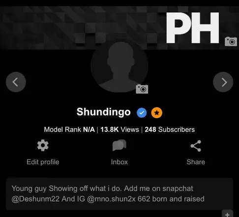 OnlyFans cuenta shunmitchell3 header 2