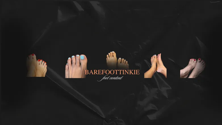 OnlyFans account  barefoottinkie header 2