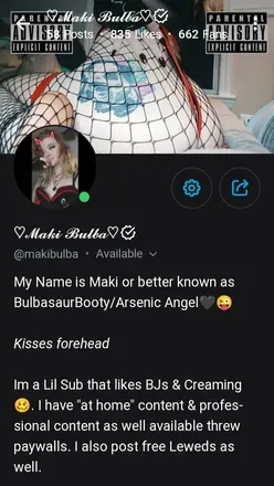 OnlyFans cuenta of_bulbab00ty avatar 1