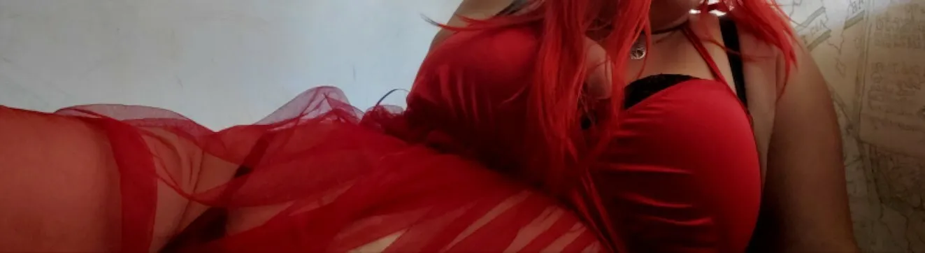 OnlyFans cuenta xxladyinredxx header 2
