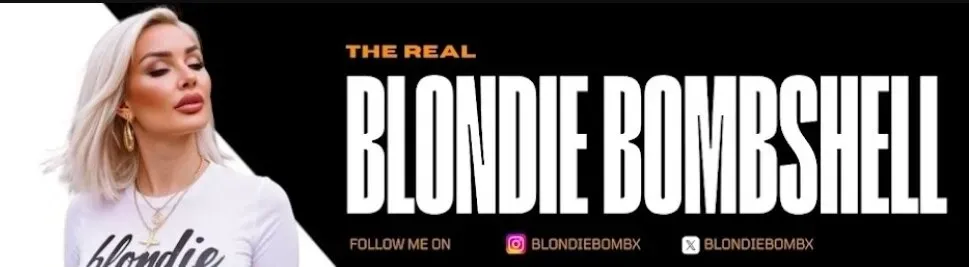 OnlyFans account  blondiebombxxx header 2