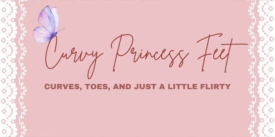 OnlyFans cuenta curvyprincessfeet header 2