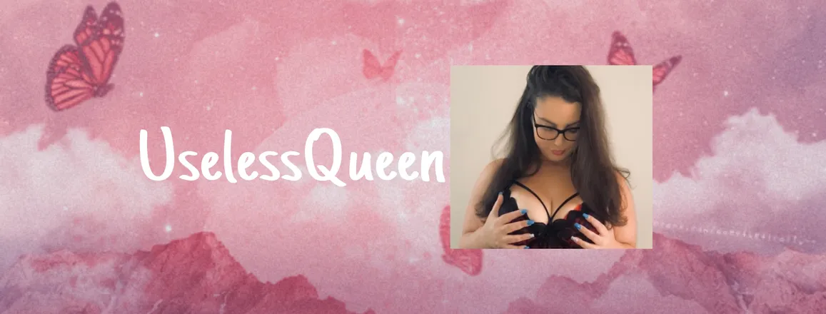 OnlyFans account  uselessqueen header 2