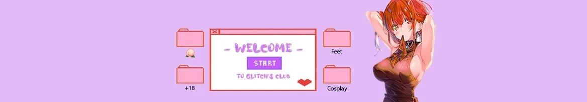 OnlyFans cuenta glitchbaby7.vip header 2