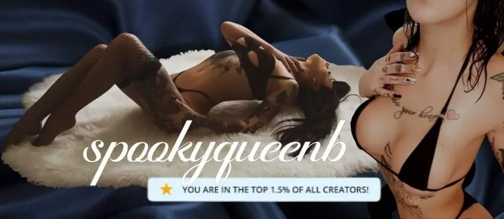 OnlyFans cuenta spookyqueenb header 2
