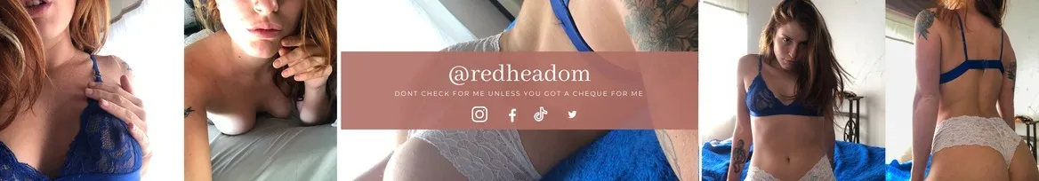 OnlyFans cuenta redheadcuteface header 2
