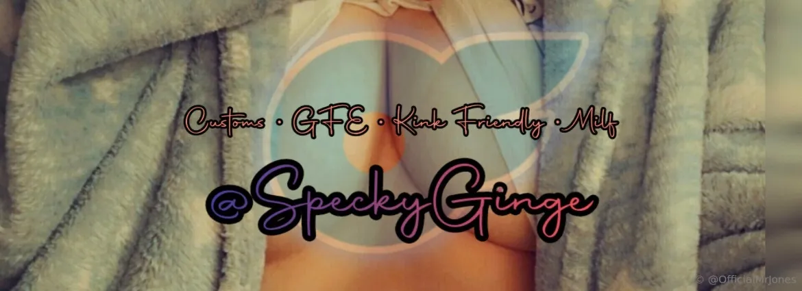 OnlyFans cuenta speckyginge header 2