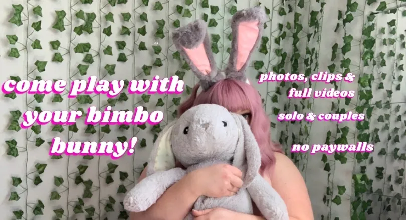 OnlyFans cuenta bimbobunnybun header 2