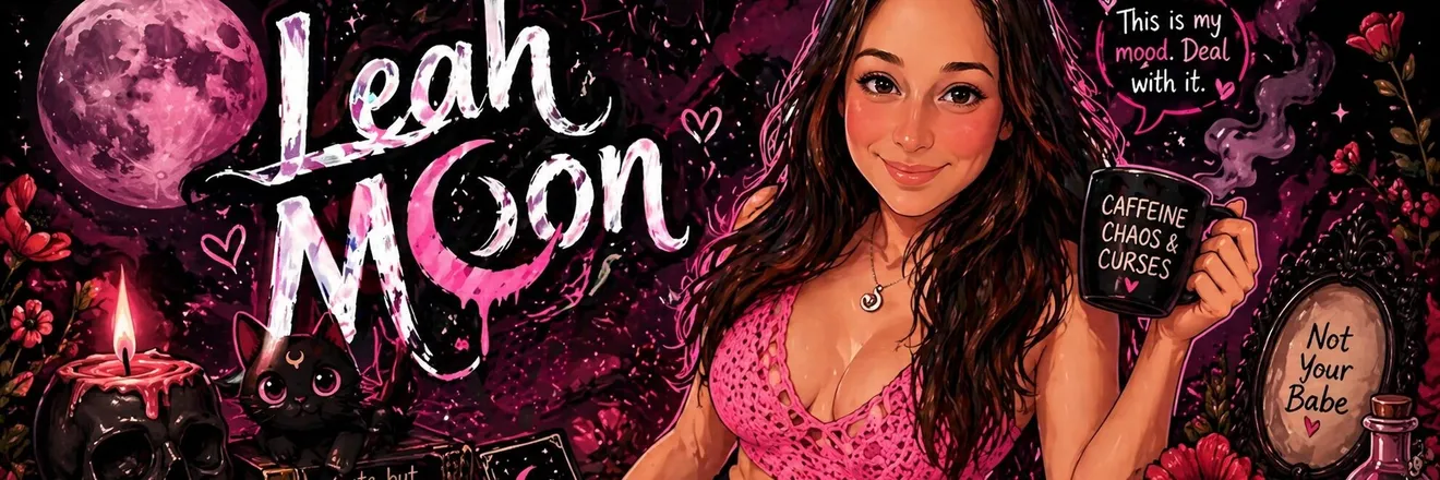OnlyFans cuenta leahmoon25 header 2