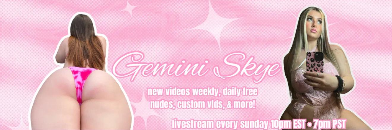 OnlyFans cuenta geminiskyee header 2