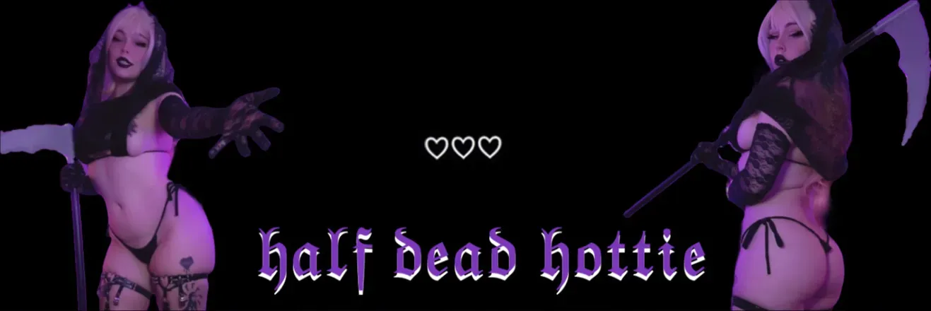 OnlyFans cuenta halfdeadhottie header 2