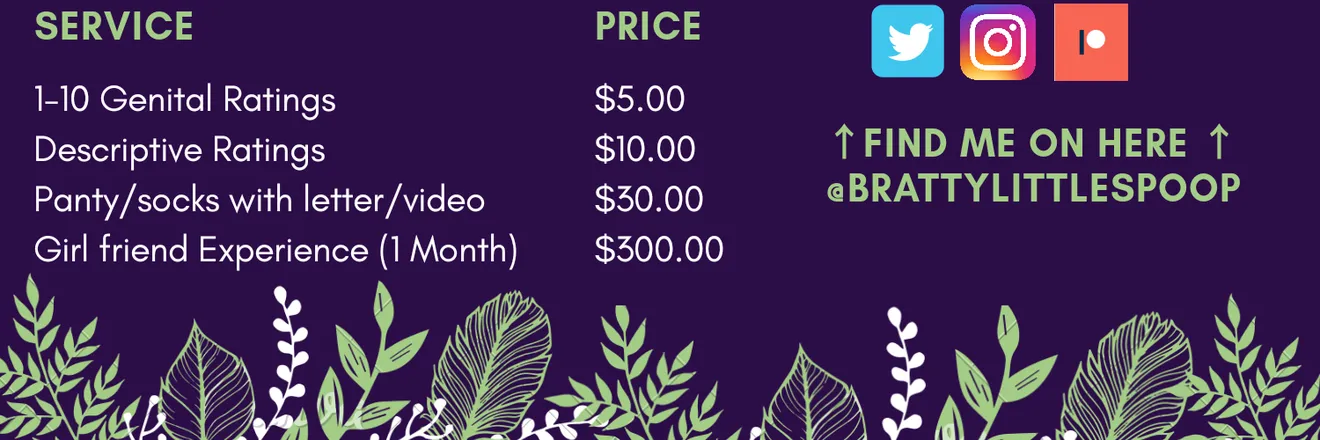 OnlyFans cuenta brattylittlespoop header 2
