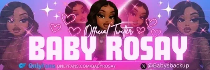 OnlyFans cuenta babyrosay header 2
