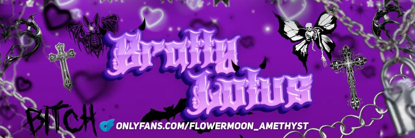 OnlyFans cuenta flowermoon_amethyst header 2