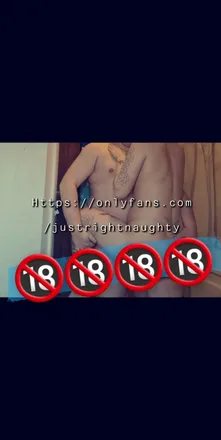 OnlyFans cuenta justrightnaughty header 2