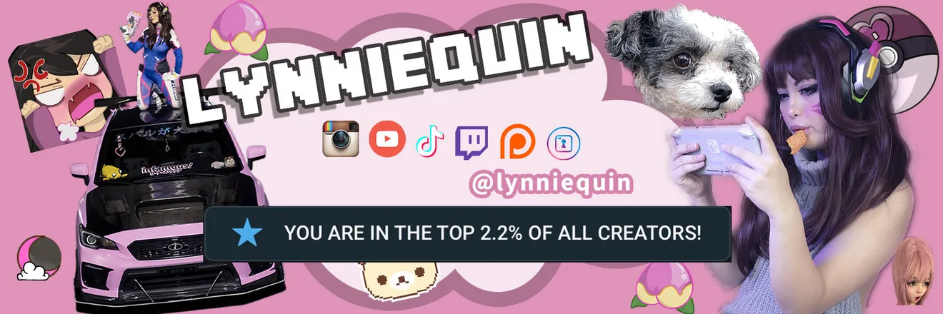 OnlyFans account  lynniequin header 2