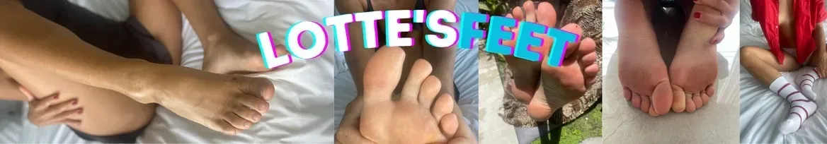 OnlyFans cuenta lottesfeet header 2