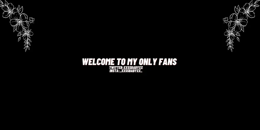 OnlyFans cuenta xxssbabyxx header 2