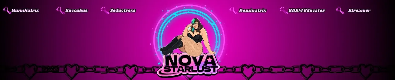 OnlyFans account  nova_starlust header 2