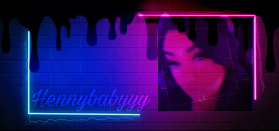 OnlyFans account  hennybabyyy header 2