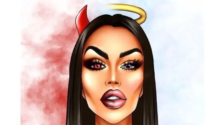 OnlyFans account  halfdevil-halfgoddess header 2
