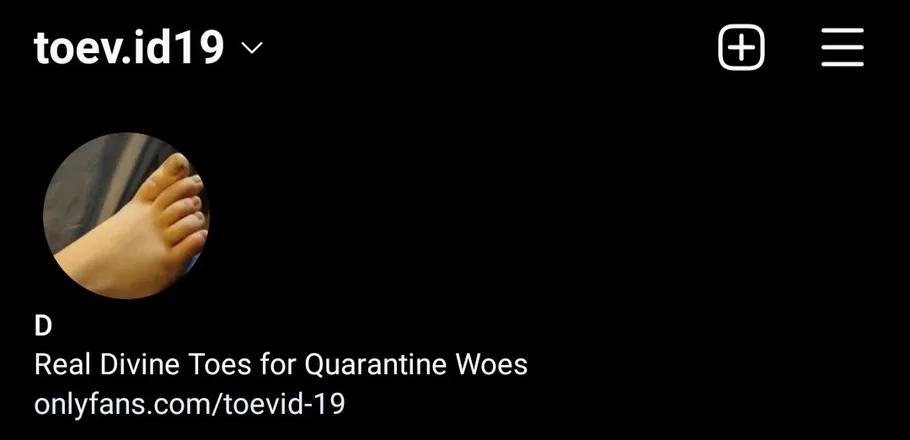 OnlyFans cuenta toevid-19 header 2