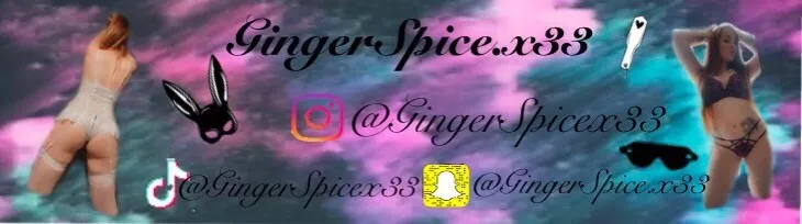 OnlyFans cuenta gingerspice.x33 header 2