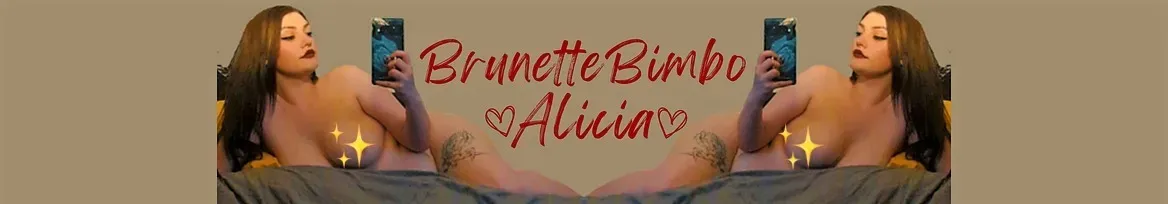 OnlyFans cuenta brunettebimboalicia header 2