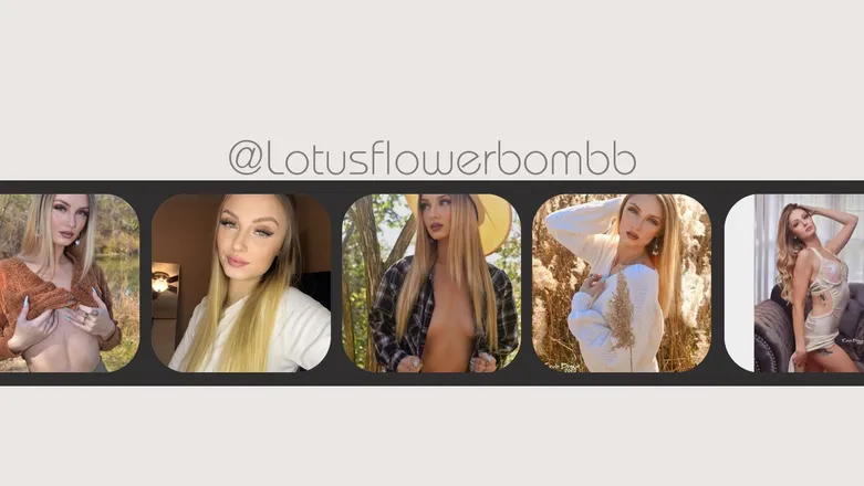 OnlyFans cuenta lotusflowerbombb header 2