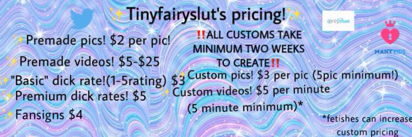OnlyFans account  tinyfairyslut header 2