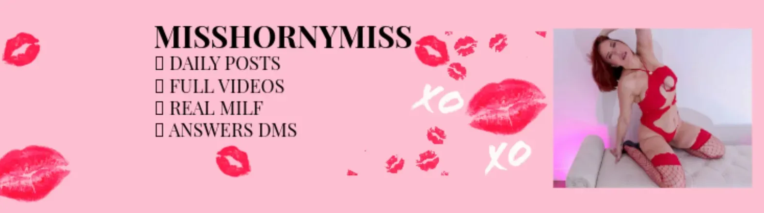 OnlyFans cuenta misshornymiss header 2
